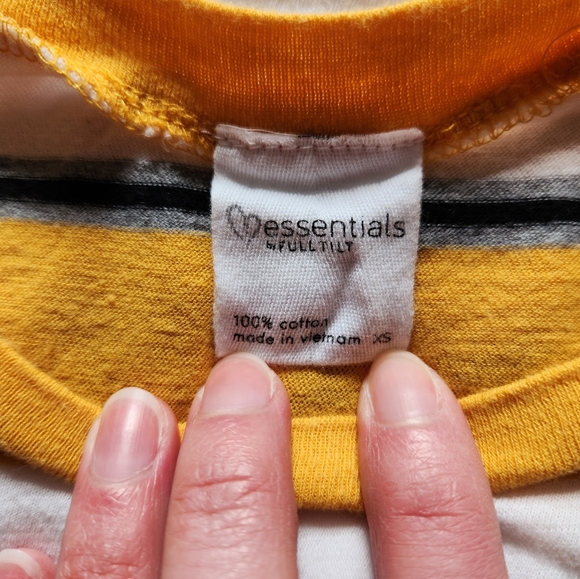 Women's Essentials by Full Tilt Striped Shirt - Picture 4 of 4